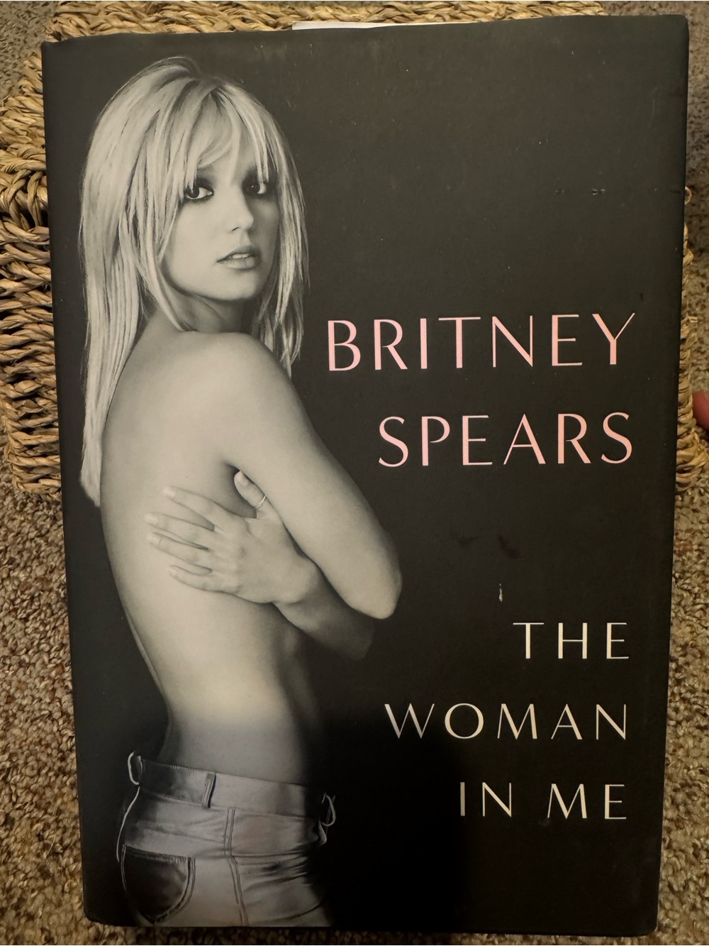 Britney Spears "The Woman In Me" Hardcover Book - Black & Pink Cover